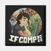 IFComp 2022 Magnet Magneet (Voorkant)