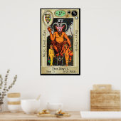 Ifdawn Deepdroom Tarot Key 15 ~ The Devil Poster (Keuken)
