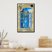Ifdawn Deepdroom Tarot Key 2 ~ The High Priestess Poster (Keuken)