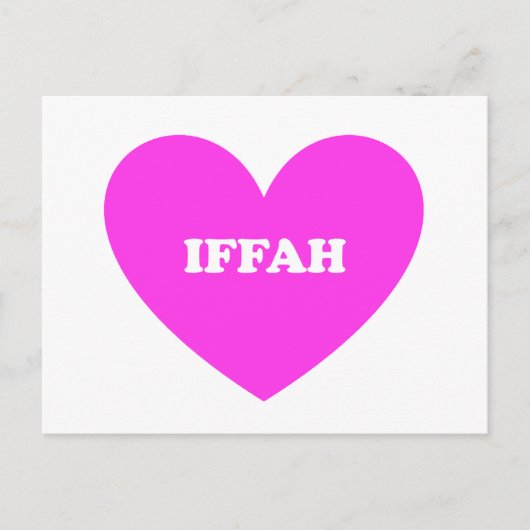 Iffah Briefkaart (Voorkant)