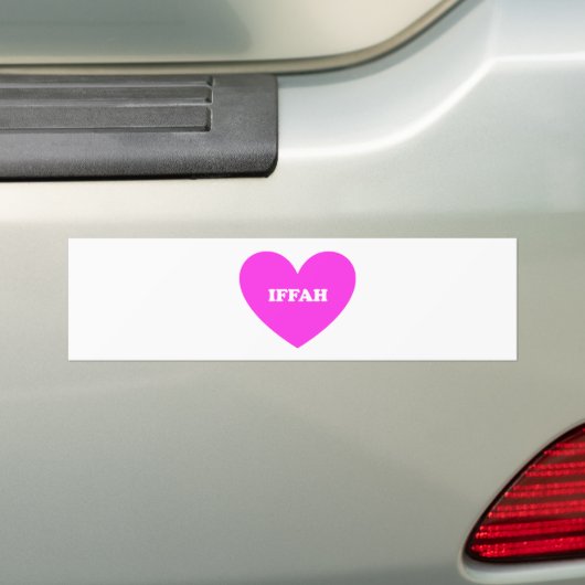 Iffah Bumpersticker (Op auto)