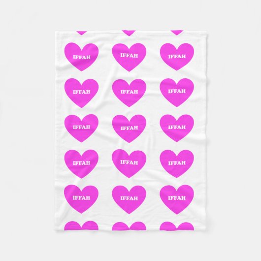 Iffah Fleece Deken (Voorkant)