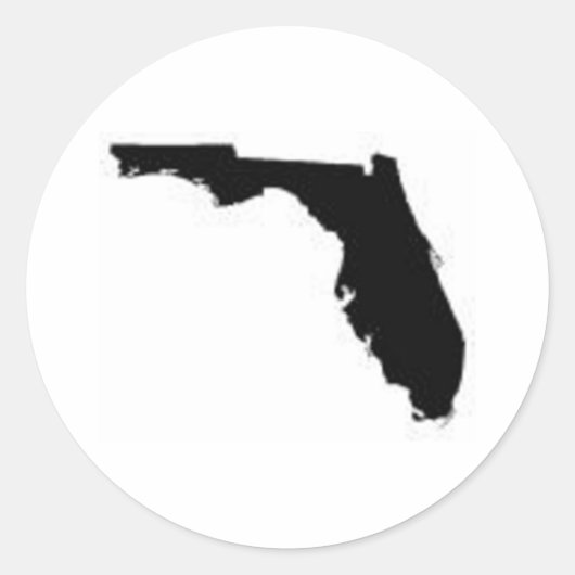 iFLORIDA MAP2 Ronde Sticker (Voorkant)
