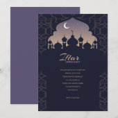 Iftar Avondmaal Dinerfeest Kaart (Voorkant / Achterkant)