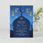 Iftar diner uitnodiging ramadan marine moskee (Staand voorkant)
