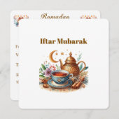 Iftar Dinner Invitations (Devant / Derrière)