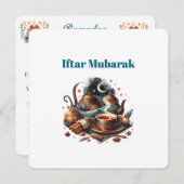 Iftar Dinner Invitations (Devant / Derrière)