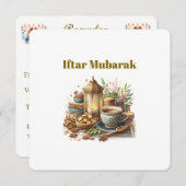 Iftar Dinner Invitations (Devant / Derrière)