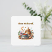 Iftar Dinner Invitations Feestdagenkaart (Staand voorkant)