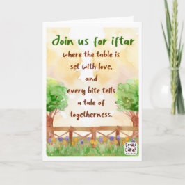 Iftar Invitation - Landscape Kaart