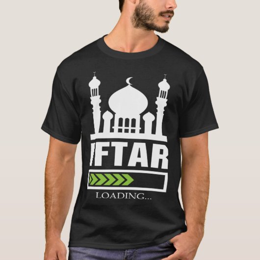 Iftar Loading Muslim Allah Religion Mosque Koran I T-shirt (Voorkant)
