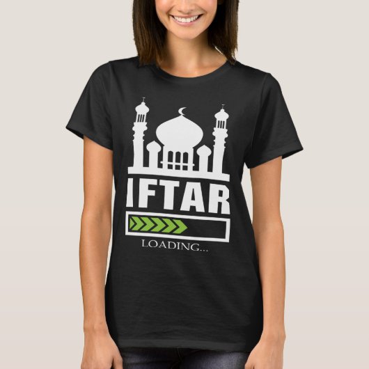 Iftar Loading Muslim Allah Religion Mosque Koran I T-shirt (Voorkant)
