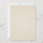 Iftar Party Ramadan Dîner Invitation (Dos)