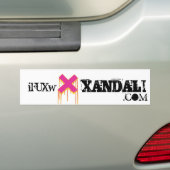 iFUXw-stickers Bumpersticker (Op auto)