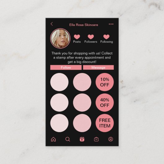 IG Loyalty Carte de visite (Devant)