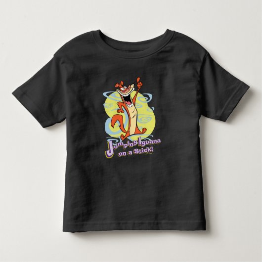 Igauna op een stok jappen!™ kinder shirts (Voorkant)