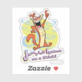 Igauna op een stok jappen!™ sticker (Vel)