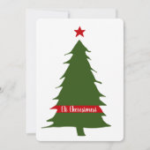 Igbo Merry-kerstboom Feestdagenkaart (Voorkant)