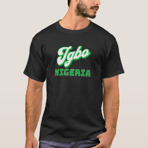 Igbo Nigeria Nigeriaanse Cultuur Ancebt Initiatie T-shirt