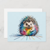 Igel Bedankkaart (Voorkant / Achterkant)