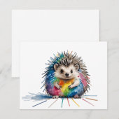 Igel Bedankkaart (Voorkant / Achterkant)