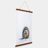 Igel Hangend Wandkleed (Gebogen)