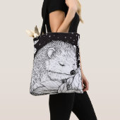 Igel im Herbstlaub unter Sternenhimmel Draagtas (Dichtbij)