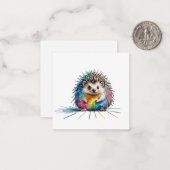 Igel Notitiekaartje (Voorkant / Achterkant in situ)