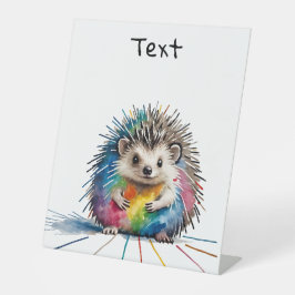 Igel Reclamebord Met Voetstuk