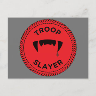 IGGPPCamp 2020 Troop Pride Badge Briefkaart Teeth