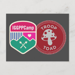 IGGPPCamp 2022 Troop Pride Briefkaart red
