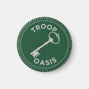 IGGPPCamp 2022 Troop Pride Magnet groen Magneet