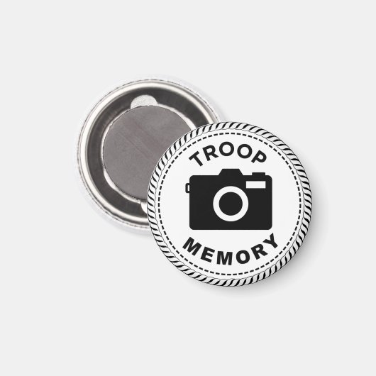 IGGPPCamp 2023 Troop Geheugenmagneet Magneet (Voorkant / Achterkant)