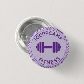 IGGPPCamp Fitness Badge Ronde Button 3,2 Cm (Voorkant /achterkant)