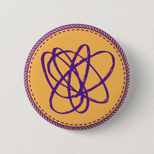 IGGPPCamp Knop - Chaos Ronde Button 5,7 Cm