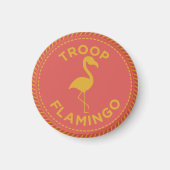 IGGPPCamp Troop Flamingo Magnet Magneet (Voorkant)