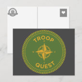 IGGPPCamp Troop Quest Briefkaart (Voorkant / Achterkant)