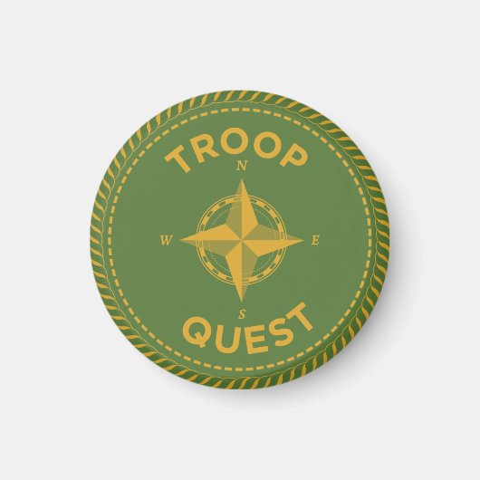 IGGPPCamp Troop Quest Magnet Magneet (Voorkant)
