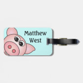 Iggy de Varkensriem Tag Bagagelabel (Achterkant horizontaal)