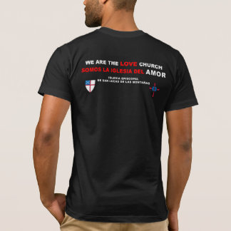 IGLESIA DEL AMOR T-SHIRT ESPANOL CON ESCUDO
