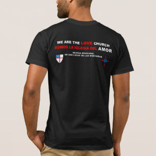 IGLESIA DEL AMOR T-SHIRT ESPANOL CON ESCUDO