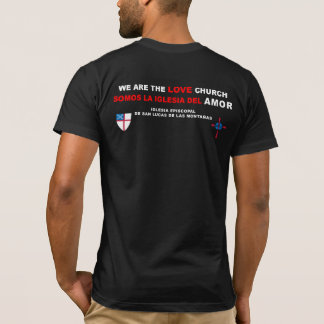 IGLESIA DEL AMOR T-SHIRT ESPANOL CON ESCUDO