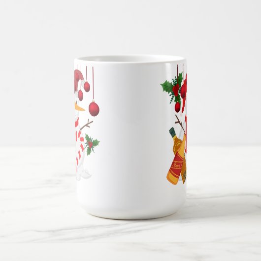 Igloo Avec Bière - Drôle cadeau de Mug de Noël (Centre)