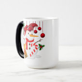 Igloo Avec Bière - Drôle cadeau de Mug de Noël (Devant gauche)