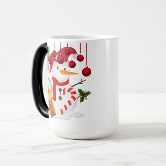 Igloo Avec Bière - Drôle cadeau de Mug de Noël (Devant gauche)