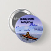 Igloo bouwt concurrentie. ronde button 5,7 cm (Voorkant /achterkant)