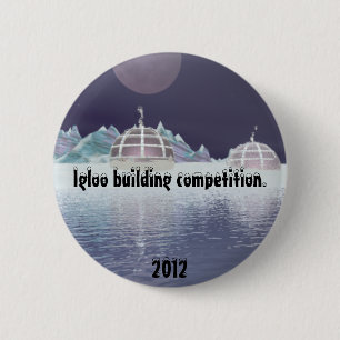 Igloo-bouwwedstrijd 5. ronde button 5,7 cm