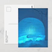 Igloo Room in Hotel de Glace, Quebec, Canada Briefkaart (Voorkant / Achterkant)