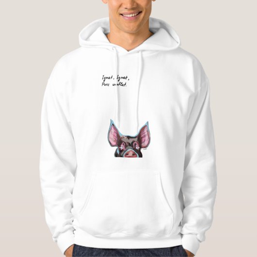 Ignat hru hru hoodie (Voorkant)