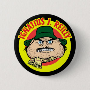 Ignatius J. Reilly Ronde Button 5,7 Cm